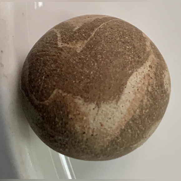 Vintage 1” 25.5mm Large Swirled Clay Marble - Picture 13 of 13